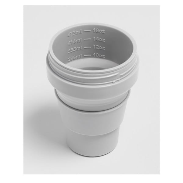 Stojo Biggie Cashmere salokāma ceļojumu krūze, 470 ml-image-4