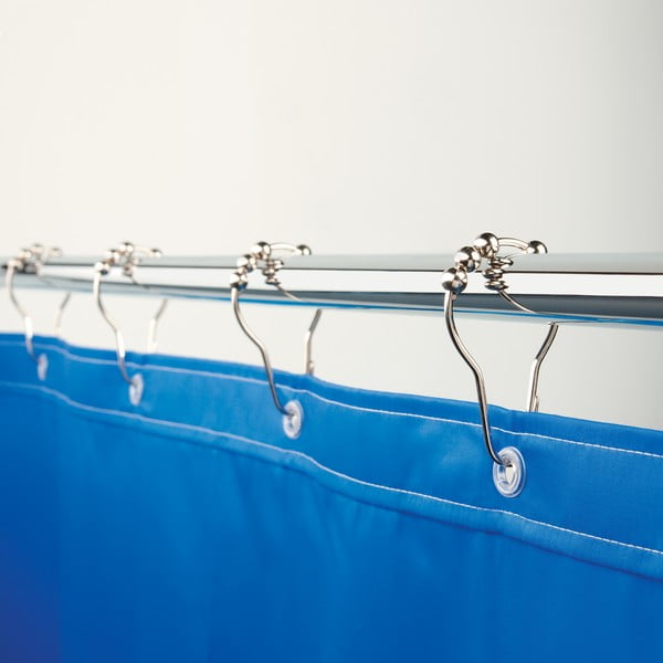 Spīdīgas sudraba krāsas dušas aizkaru āķi (12 gab.) 3,5 cm Anello – Spirella-image-4