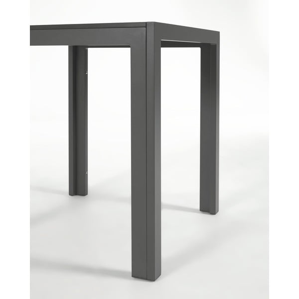 Pelēks alumīnija āra galds Kave Home Sirley, 70 x 70 cm-image-2