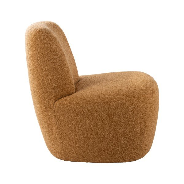 Dzeltens atpūtas krēsls no buklē auduma Ada – Leitmotiv-image-3