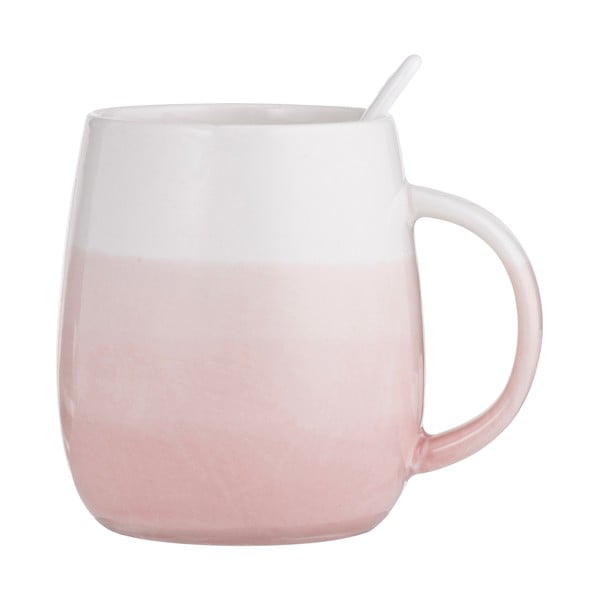 Gaiši rozā porcelāna krūze 380 ml Immerse – Ladelle