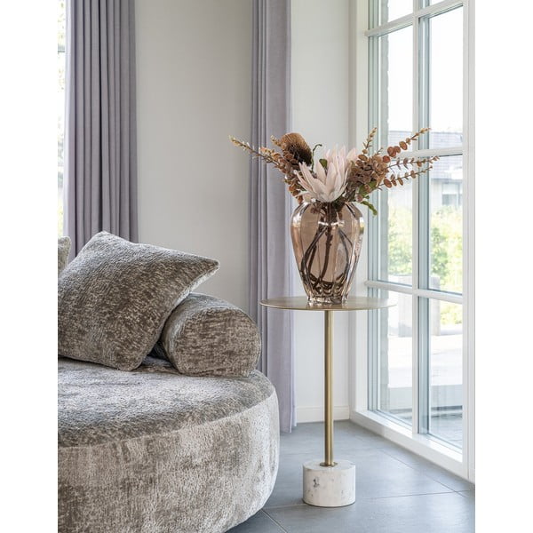 Metāla apaļš sānu galdiņš ø 41 cm Lecco – House Nordic-image-1