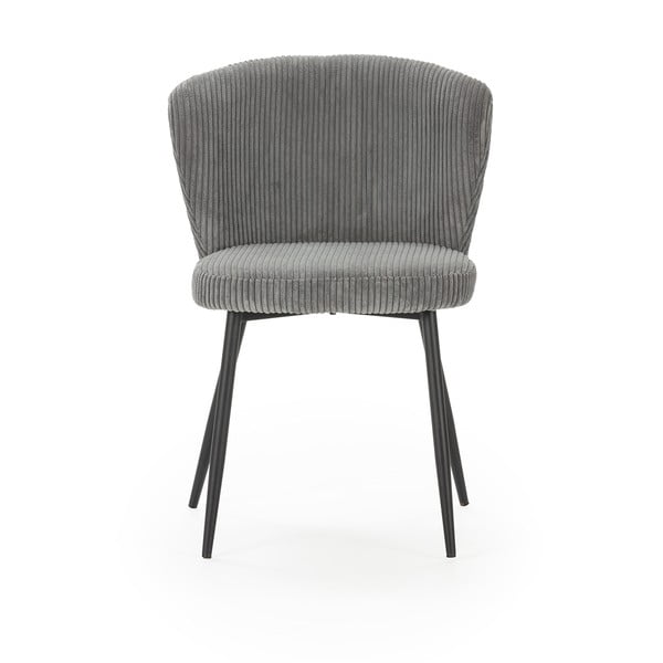 Pelēki velveta pusdienu krēsli (4 gab.) Megan – Marckeric-image-2