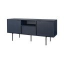 Tumši zils TV galdiņš 180x79x50 cm Bau – noo.ma