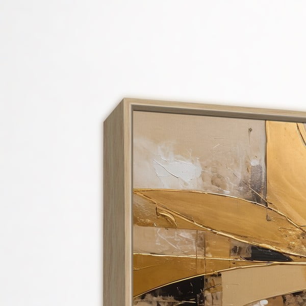 Glezna 150x60 cm Gold Abstraction-image-3