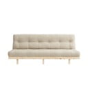 Izvelkamais dīvāns Karup Design Lean Raw Beige