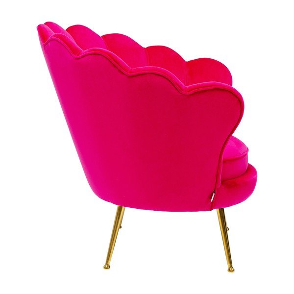 Rozā samta krēsls Kare Design Water Lily-image-1