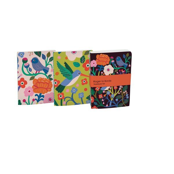 A6 izmēra pierakstu klades 64 lpp. (3 gab.) Birdsong – Roger la Borde-image-2