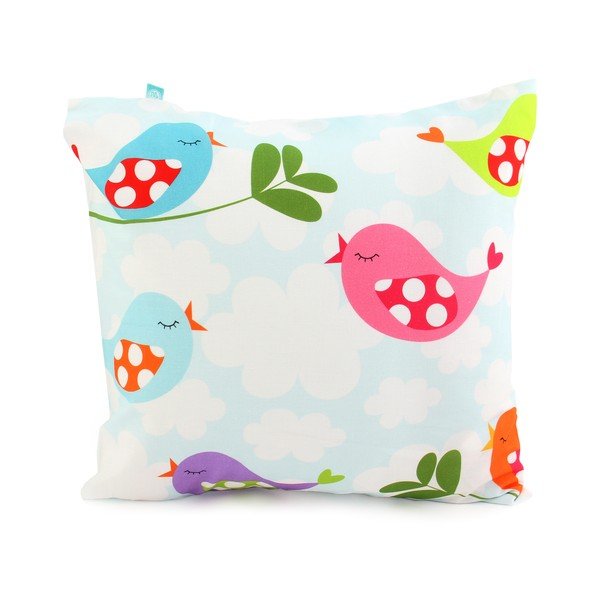 Bērnu kokvilnas sega un spilvens Mr. Fox Little Birds, 140 x 200 cm-image-2
