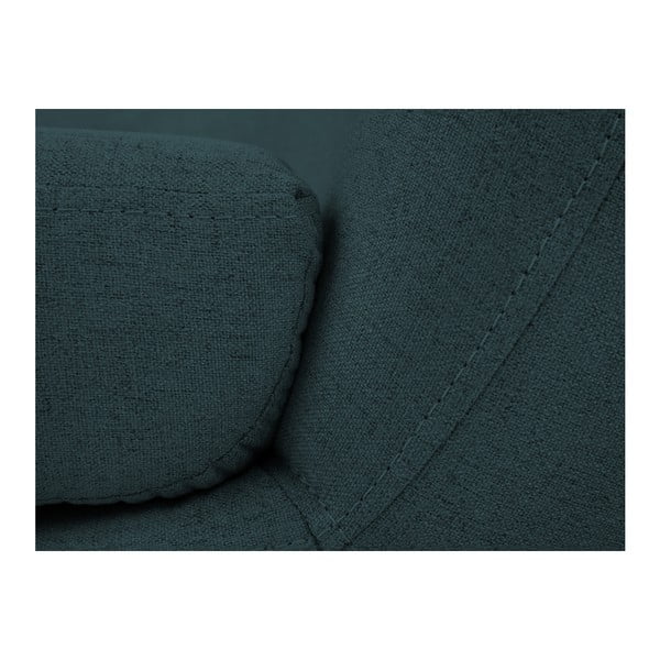 Tumši zils krēsls ar brūnām kājām Mazzini Sofas Piemont-image-4