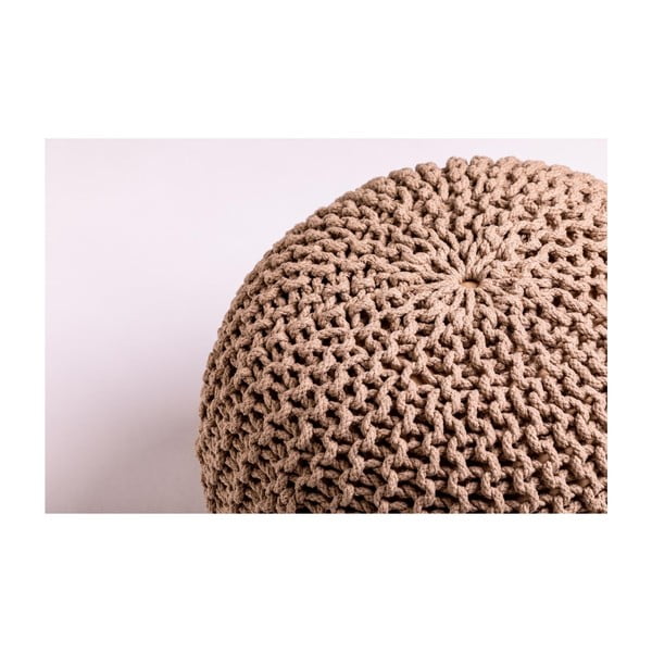 Smilšaini brūns dīvāna pufs Bonami Essentials Jagger-image-2