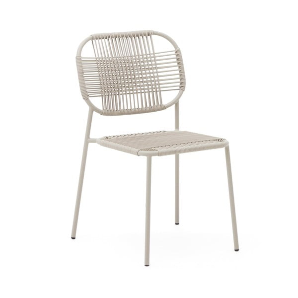 Bēšs metāla dārza krēsls Talaier – Kave Home