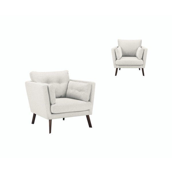 Gaiši bēšs krēsls Mazzini Sofas Elena-image-4