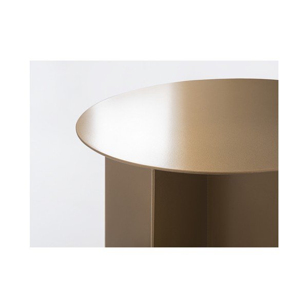 Konferenču galds zelta krāsā Custom Form Oli, ⌀ 50 cm-image-3