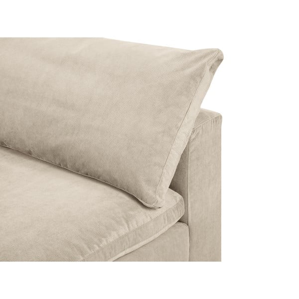 Bēša modulārā dīvāna divpusējā stūra daļa Windsor & Co Sofas Galaxy-image-1