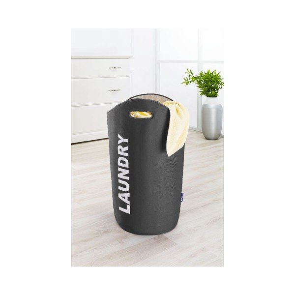 Pelēks veļas grozs Wenko Lumo, 65 l-image-3