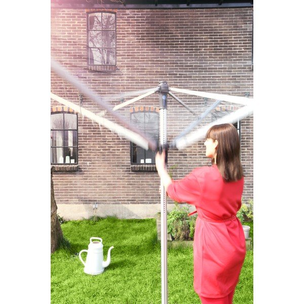 Sudraba krāsas dārza veļas žāvētājs 50 m Lift-o-Matic Advance – Brabantia-image-4