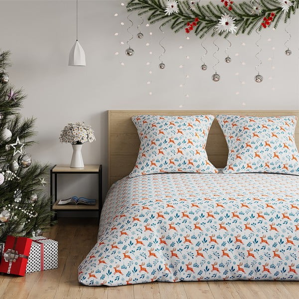Divguļamā flaneļa gultasveļa AmeliaHome Snuggy Northpole, 200 x 200 cm-image-3