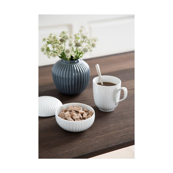 Antracīta pelēka keramikas vāze Kähler Design Hammershoi, augstums 12,5 cm-image-2