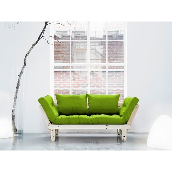 Dīvāns gulta Karup Beat Natural/Lime