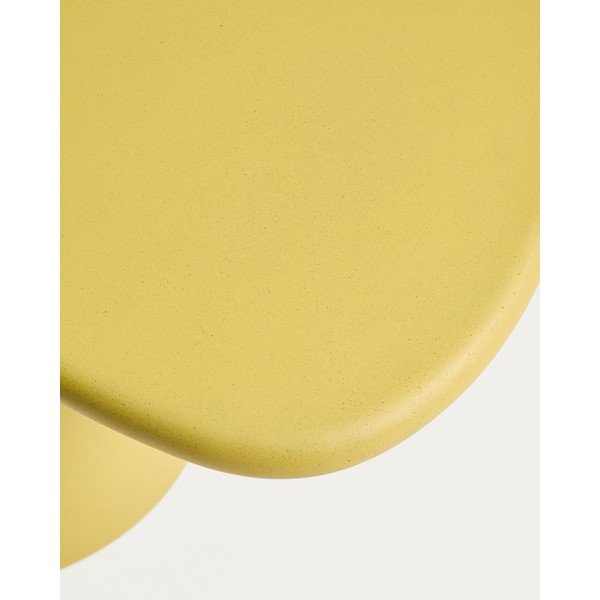 Betona dārza kafijas galdiņš 77x83 cm Macarella – Kave Home-image-3