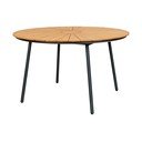 Tīkkoka masīvkoka apaļš dārza ēdamgalds ø 130 cm Cleveland – House Nordic