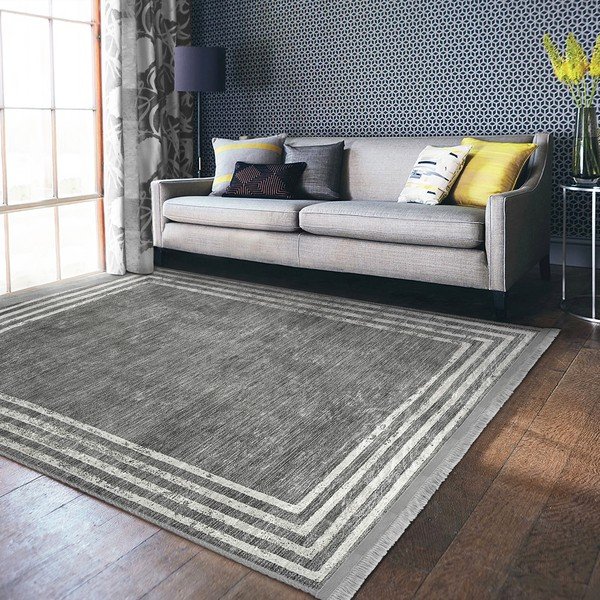 Pelēks paklājs 80x150 cm – Mila Home-image-3