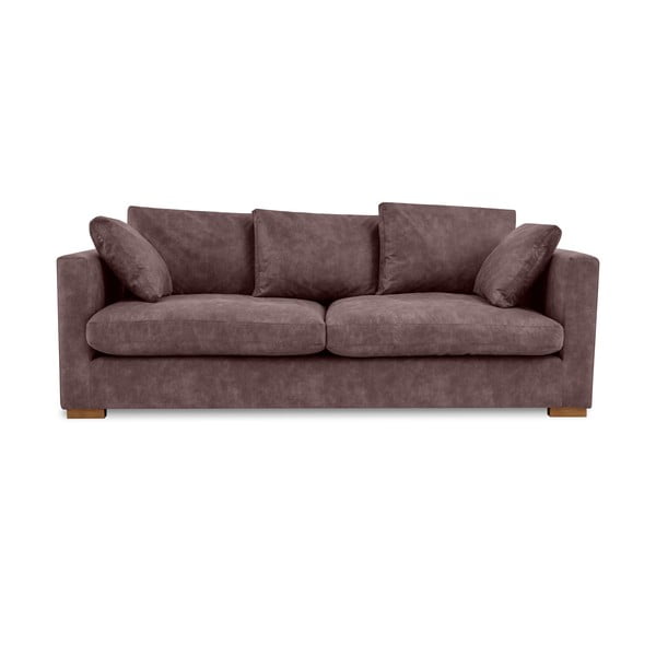 Tumši brūns dīvāns 220 cm Comfy – Scandic