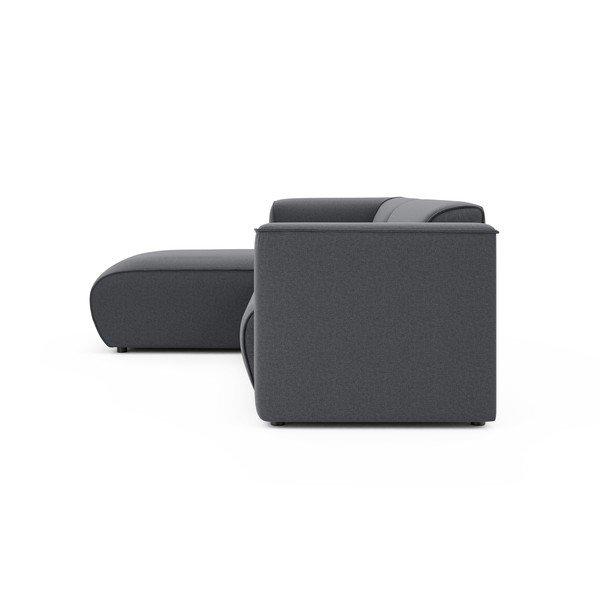 Tumši pelēks stūra dīvāns (ar kreiso stūri/ar zvilni) Merid  – Ropez-image-3