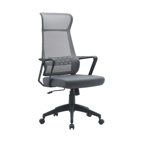 Pelēks polsterēts biroja krēsls Hoboken – Yes Everyday