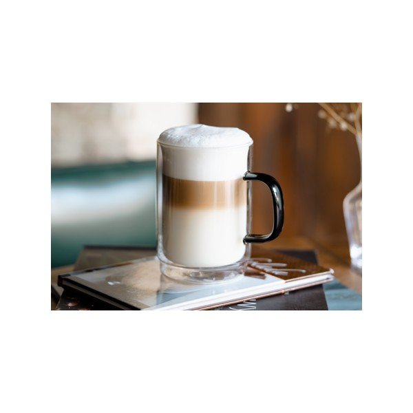 Stikla krūzes (2 gab.) 350 ml Carbon – Vialli Design-image-1