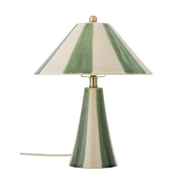 Keramikas galda lampa ar keramikas abažūru (augstums 35 cm) Olive – Bloomingville