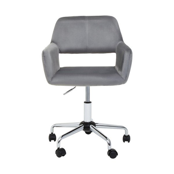 Pelēks polsterēts biroja krēsls Brent – Premier Housewares-image-2