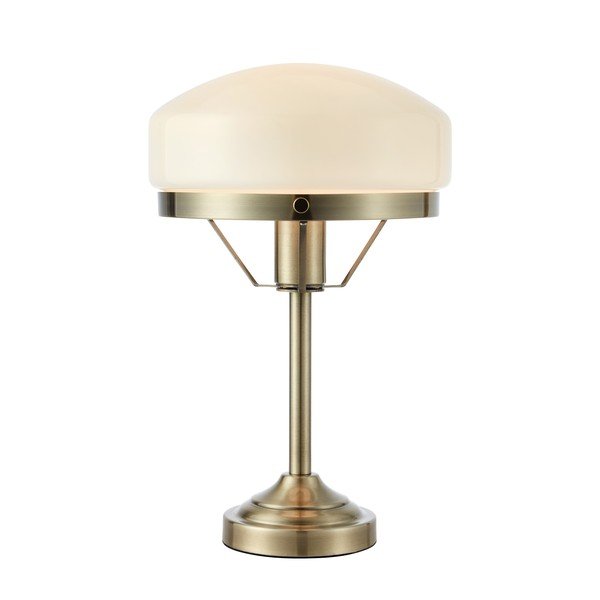 Krēmkrāsas/misiņa krāsas galda lampa (augstums 39 cm) Aurelia – Markslöjd