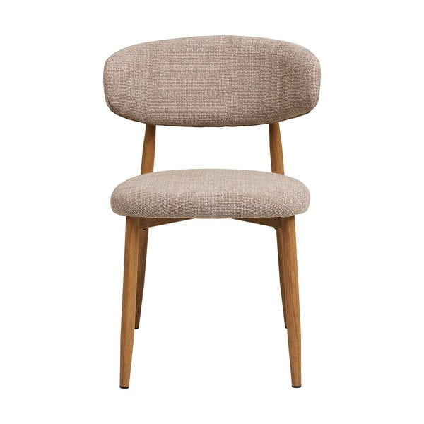 Bēšs/dabīga toņa polsterēts pusdienu krēsls Levanto – House Nordic-image-3