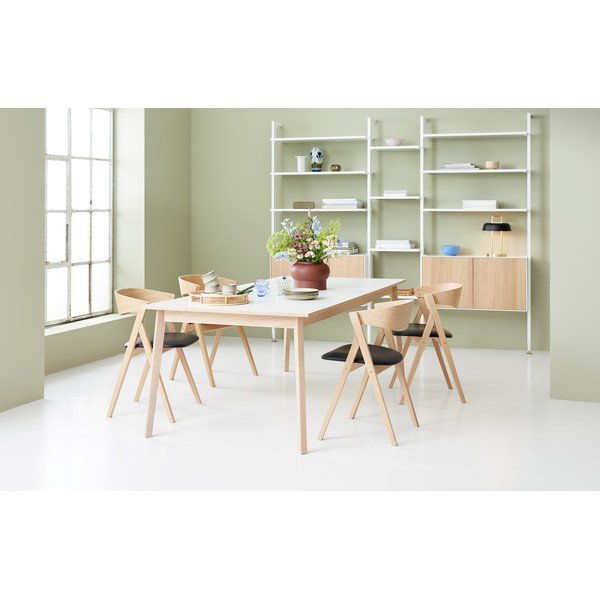 Izvelkamais ēdamgalds ar baltu virsmu Hammel Avion , 220 x 100 cm-image-3