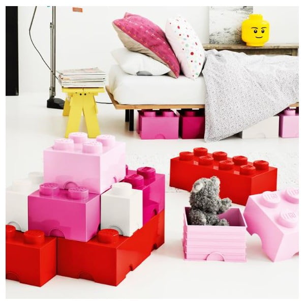 Sarkana kvadrātveida glabāšanas kaste LEGO®-image-1