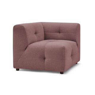 Tumši rozā dīvāna modulis Kleber - Bobochic Paris