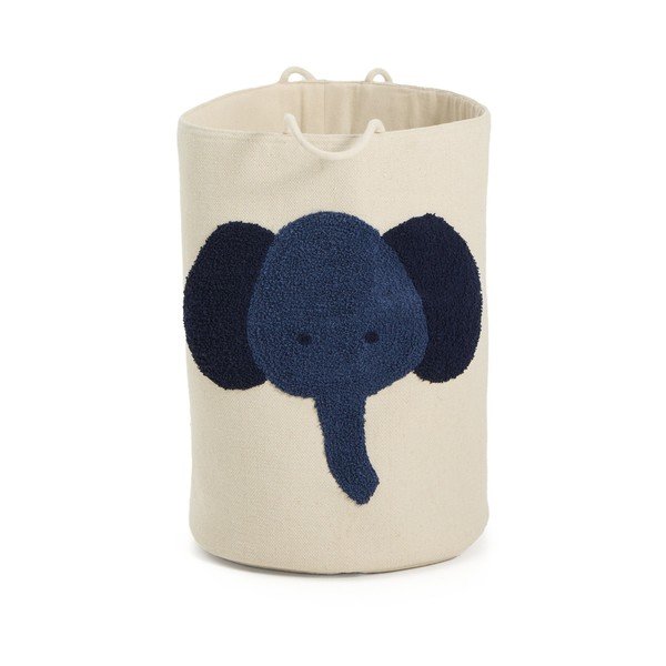 Ziloņkaula krāsas tekstila bērnu rotaļlietu grozs ø 35x50 cm Tandani – Kave Home