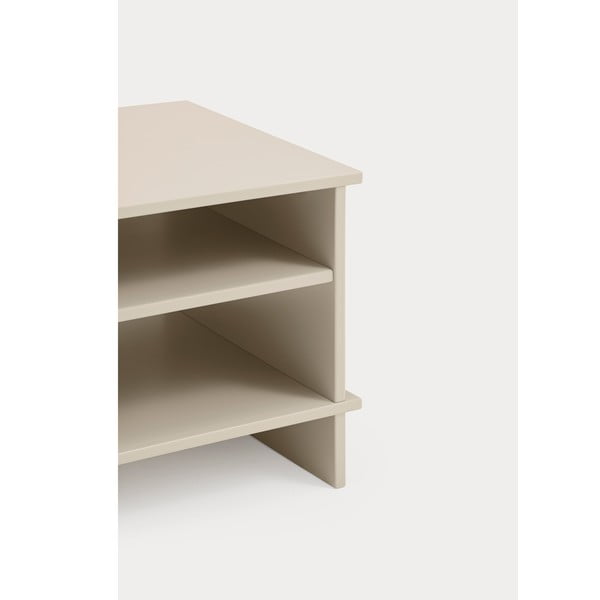 Krēmkrāsas naktsskapītis ar plauktiem Inari – Teulat-image-4