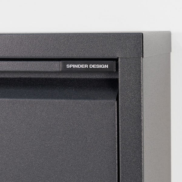 Melns metāla atverams apavu plaukts 75x37,5x12,5 cm Billy – Spinder Design-image-1