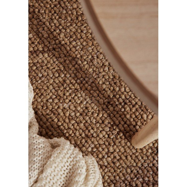 Gaiši brūns mazgājams paklājs 80x150 cm Rocco Caramel – Elle Decoration-image-3