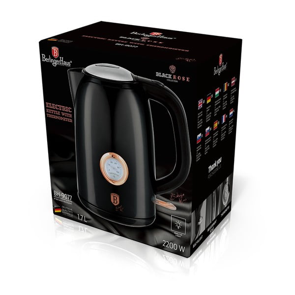 Melna tējkanna 1,7 l Black Rose Collection – BerlingerHaus-image-3