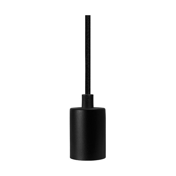 Melna piekaramā lampa bez abažūra Sotto Luce Cero-image-1