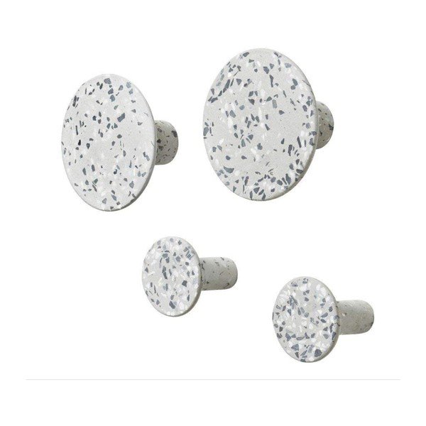 4 sienas āķu komplekts Blomus Terrazzo