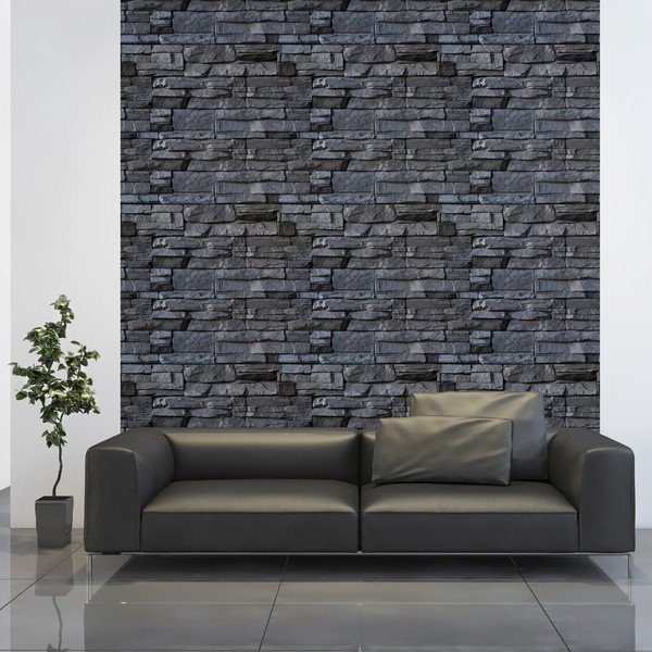 Dekoratīva sienas uzlīme Ambiance Volcanic Stone, 40 x 40 cm-image-3
