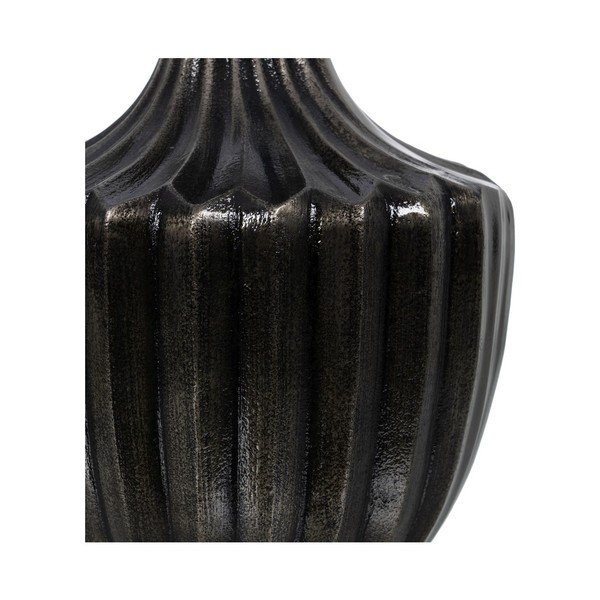 Melnbalta galda lampa ar auduma abažūru (augstums 52,5 cm) – Ixia-image-4