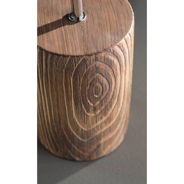 Brūna galda lampa Fischer & Honsel Malik, augstums 43 cm-image-1