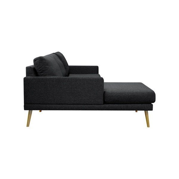 Melns stūra dīvāns Windsor & Co Dīvāni, kreisais stūris-image-4