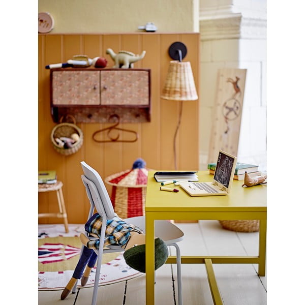 Dabīga toņa bērnu rotaļlietu grozs no ūdens hiacintes ø 40x40 cm Birsen – Bloomingville Mini-image-2